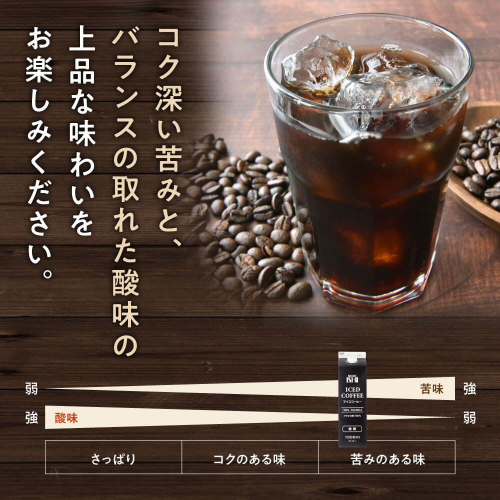 成城石井 アイスコーヒー 無糖 1000ml×3本 成城石井 滋賀県 東近江市 O-E14 コーヒー リキッドコーヒー ボトルコーヒー 珈琲 飲料 飲み物 ギフト アラビカ種 ネルドリップ