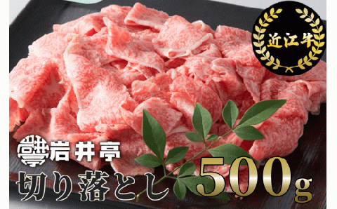 岩井亭 近江牛 切り落とし500g （株）高島屋洛西店 滋賀県 東近江市 A-E16 和牛 牛肉 肉 切り落とし 焼肉 すき焼き 煮物 炒め物 ギフト お取り寄せ 高級 近江牛