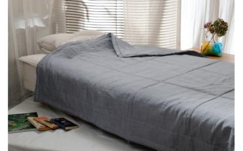 近江の麻 極上掛布団 麻絲商会 滋賀県 東近江市 I-B01 洗える 軽量 肌触り 涼しい 吸湿 放湿 天然素材 高品質 夏布団 掛け布団 寝具 ふとん リネン 麻ふとん