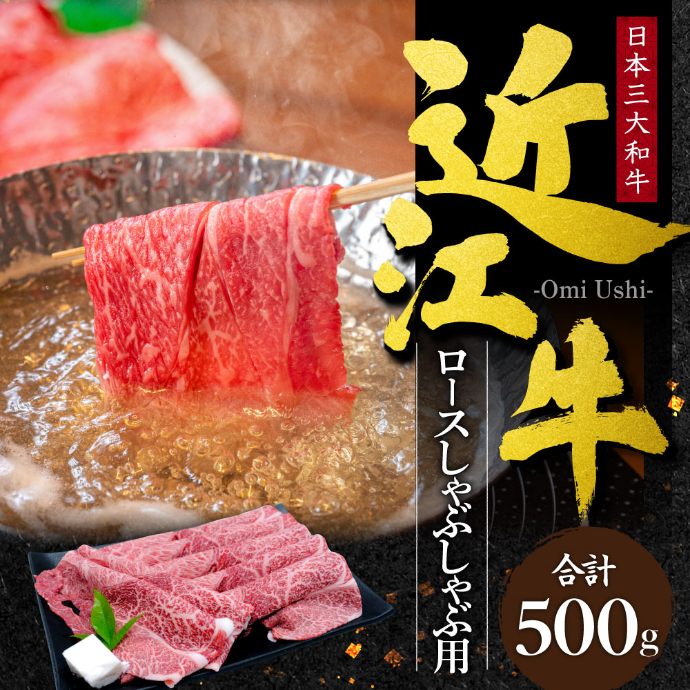 近江牛 ロース しゃぶしゃぶ用500g 本多商店 滋賀県 東近江市 C-G04 近江牛 ロース しゃぶしゃぶ 牛肉 和牛 肉 霜降り 柔らかい 美味しい ギフト プレゼント 贈答品 お取り寄せ 高級