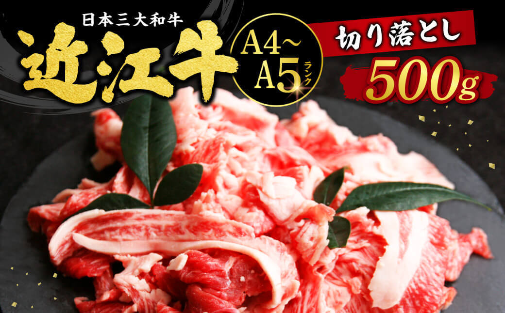 近江牛切り落とし 500g O-H06 西川精肉店