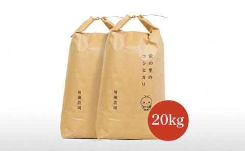 【令和6年産新米】蛍の里のコシヒカリ　20kg