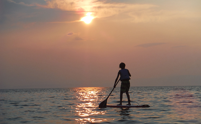 琵琶湖SUP（スタンドアップパドル）体験