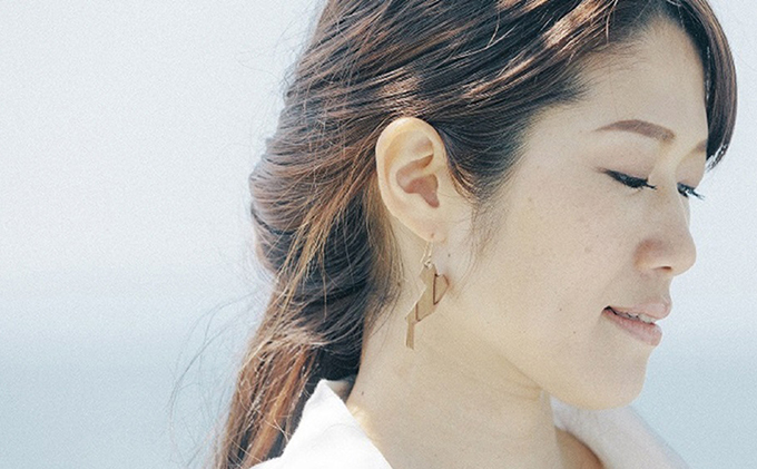 幾木　木彫アクセサリー　琵琶湖