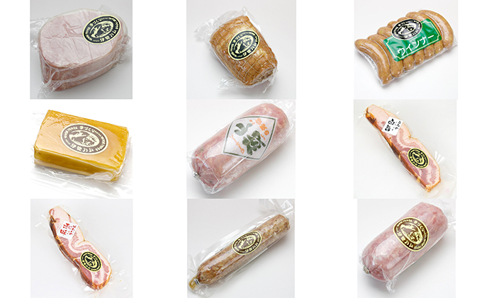 伊吹ハム 伊吹ハム9点セット ハム ロースハム ボンレスハム ソーセージ 山椒 ウィンナー ウインナー ベーコン サラミ スモーク チーズ 詰め合わせ ギフト キャンプ BBQ 肉 お肉 豚 豚肉 食べ比べ おつまみ つまみ 伊吹 国産