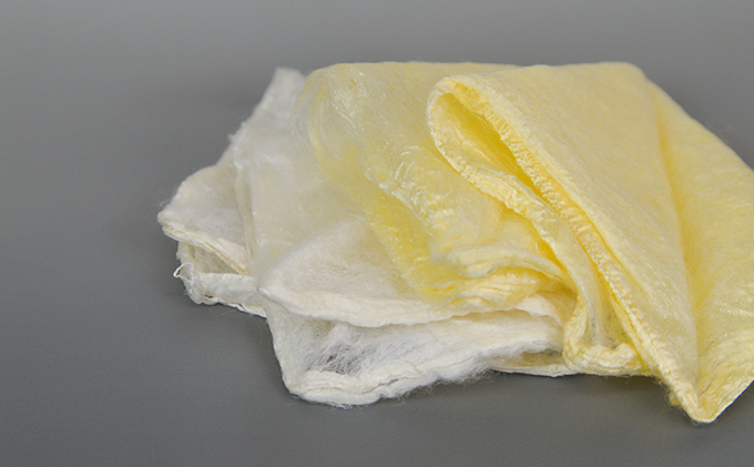 「近江真綿」美容洗顔シート 角真綿2枚セット