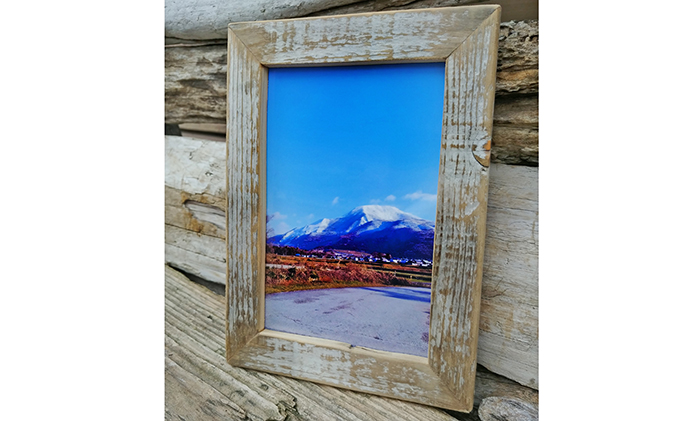 流木フォトフレーム　壁掛け用