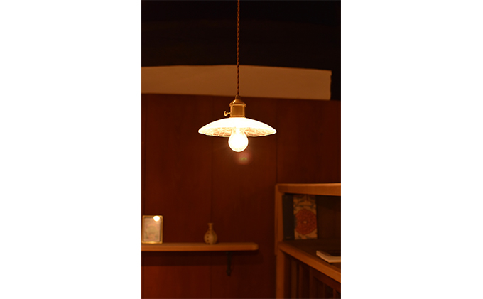 ガラスのランプシェード