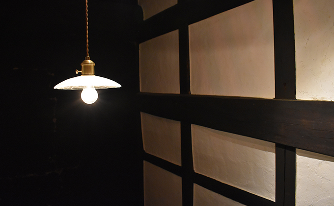 ガラスのランプシェード