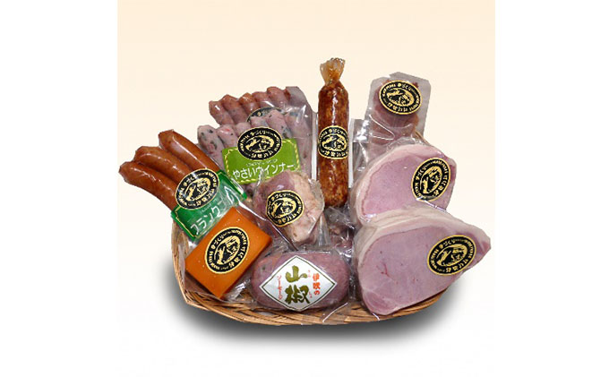 ハム 伊吹の味わいハム セット 定期便 年3回 ロースハム 山椒 ソーセージ ウィンナー ウインナー ベーコン アイスバイン 詰め合わせ ギフト アウトドア キャンプ BBQ 肉 お肉 豚 豚肉