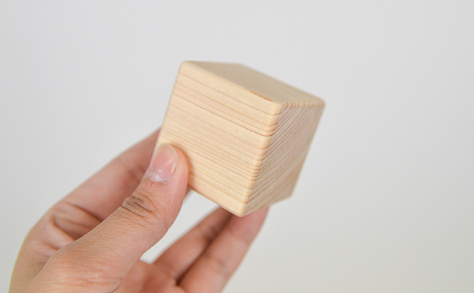 国産ひのき積み木セット（L）