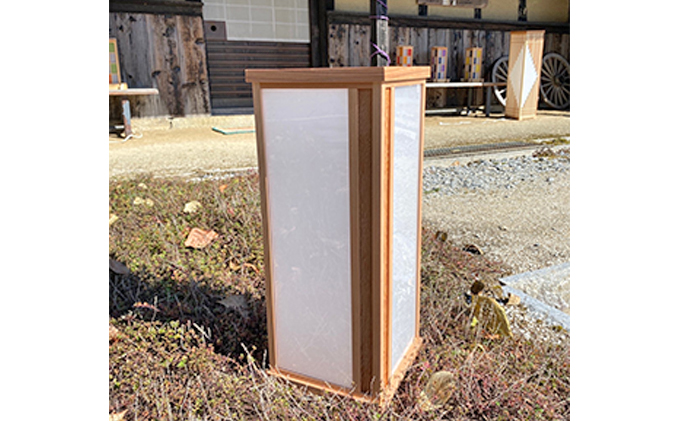 【笹木木工×早川鉄兵】切り絵のあんどん（フクロウ）