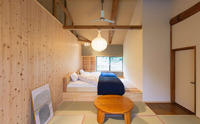 【一棟貸し切りの宿】上平寺御城下ゲストハウスうむ　1泊2日ペア宿泊券