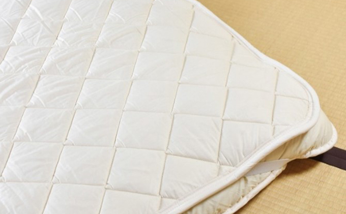 「ウォッシャブルウールベッドパット」セミダブル