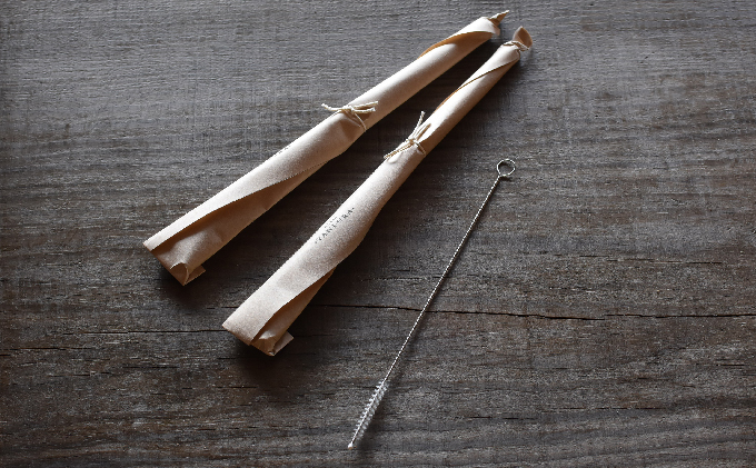 ガラスのストローセット（カーブタイプ）