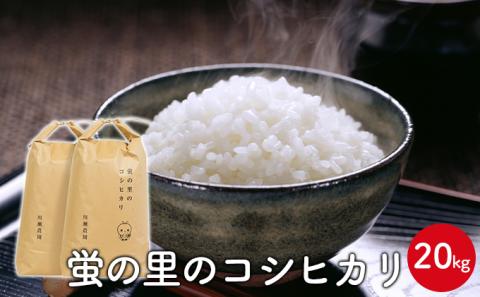 【令和6年産新米】蛍の里のコシヒカリ　20kg