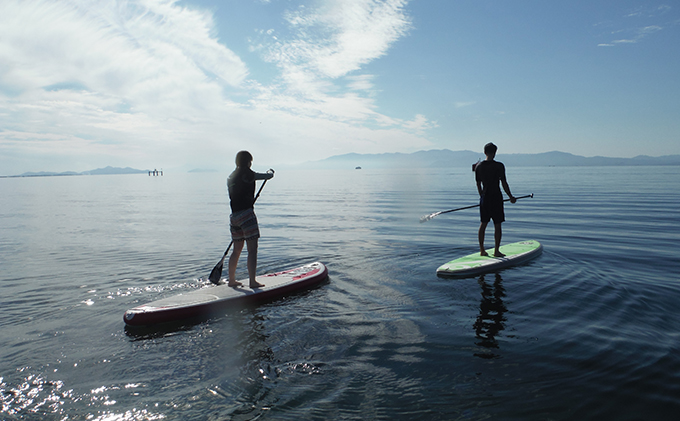 琵琶湖SUP（スタンドアップパドル）体験