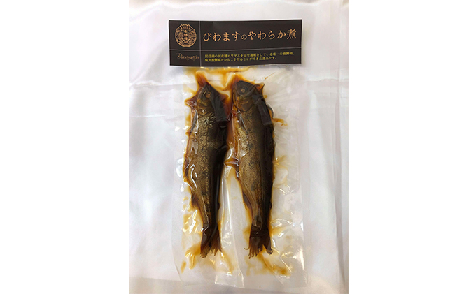 醒井養鱒場のビワマス3点セット（ビワマスの水煮缶・やわらか煮・煮付け）