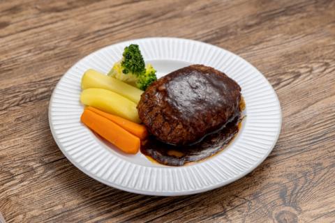 【近江牛 煮込みハンバーグ 200g 5個】ハンバーグ 国産 ブランド牛 三大和牛 和牛 黒毛和牛 冷凍食品 お弁当 おかず お惣菜 産地直送 滋賀県 竜王 冷凍