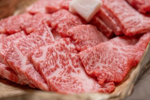 【近江牛 焼肉セット(肩ロース・カルビ) 1kg】 肉 牛肉 ブランド牛 三大和牛 和牛 黒毛和牛 国産 バーベキュー 贈り物 ギフト プレゼント 冷凍 滋賀県 竜王