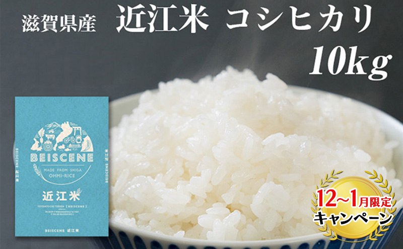 【12月～1月までの限定寄附額】 令和7年産新米　滋賀県豊郷町産　近江米 コシヒカリ　10kg お米 コシヒカリ  CP1201