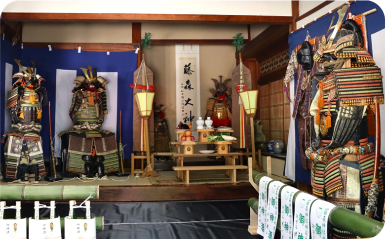 「藤森祭」期間の様子