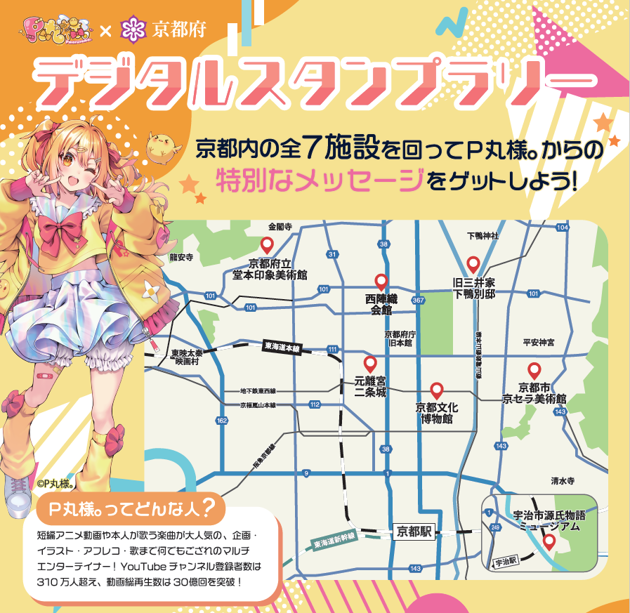 スタンプラリー周遊施設