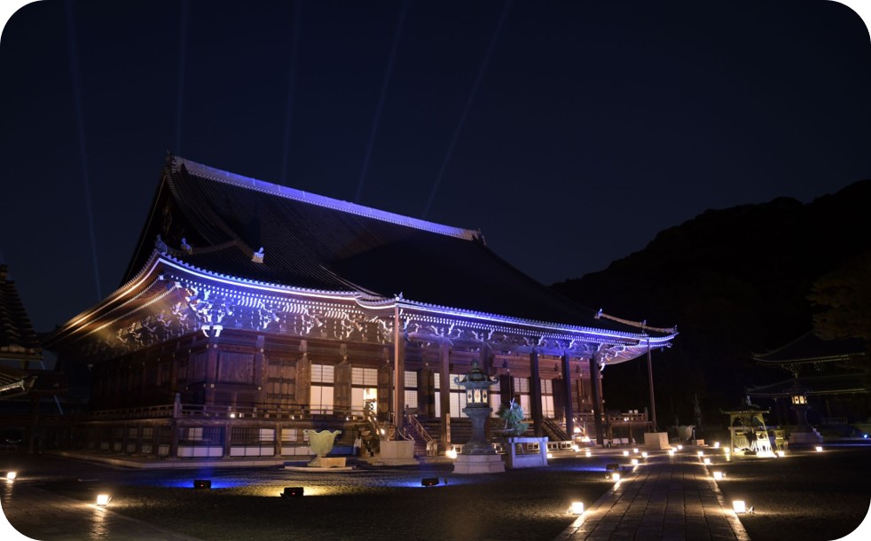 知恩院　春のライトアップ2026 ※寄附金は文化財保護に使途を限定しています。