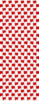 【芸艸堂】和綴じ製本の御朱印帳（中村芳中）＆てぬぐい（白地に赤千鳥）