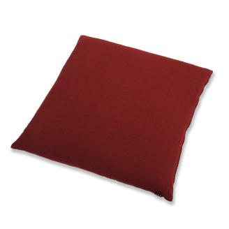 【工夫庵】色あそび 座布団 えんじ（2枚セット）(EE)