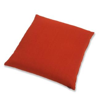【工夫庵】色あそび 座布団 赤（2枚セット）（AA）