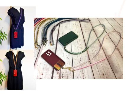 【洛北】帯締リメイク[スマホショルダー]シングル金具タイプ