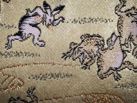 【西陣活性化を応援！】西陣織スマートフォンケース（鳥獣戯画）