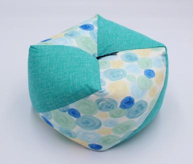 【洛中高岡屋】えがおつながる、おざぶとん『おじゃみキッズ学（がく）』（しゃぼんふゆ＆藍玉）