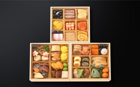 【京料理 たん熊北店】和風おせち《三段重》3人前