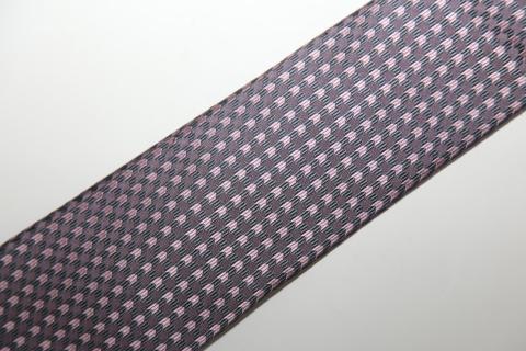 【西陣活性化を応援！】シルク100％西陣織ネクタイ（千鳥・グレー）