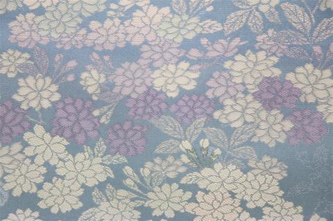 【西陣活性化を応援！】西陣織袋帯（モノクロ　楿茨Ⅱ　水）