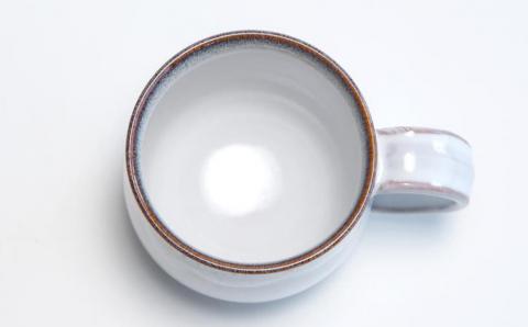 【晋六窯】白萩海鼠釉薬マグカップ