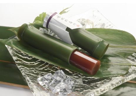 【京菓匠 鶴屋長生】嵯峨野若竹水ようかん（5本）、京のまるまる抹茶みるく饅頭（8個入）セット