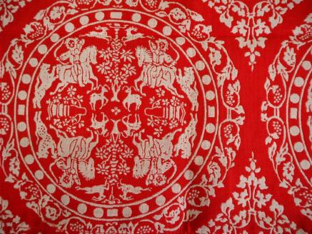 【西陣活性化を応援！】西陣織 小風呂敷（狩猟紋）