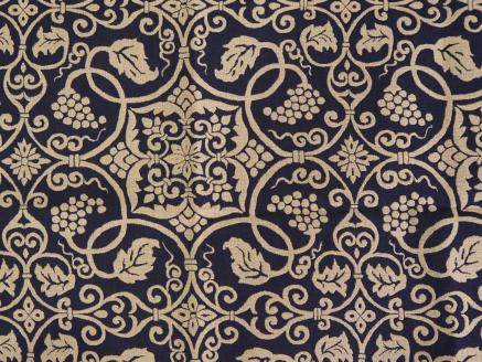 【西陣活性化を応援！】西陣織 小風呂敷（葡萄唐草（大））