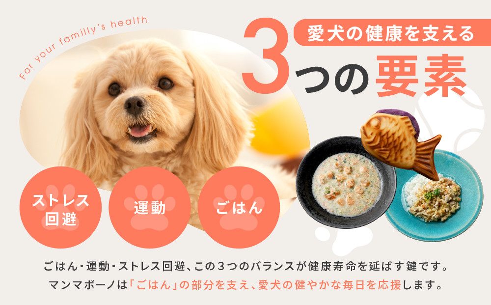 【MANMA BUONO】管理栄養士が作る犬の手作り京おせち｜京都 ペットフード ブランド 有名店 人気 ペット［ 愛犬の健康を支える ペットフード おせち こだわり 美味しい 栄養 ごはん 食事 人気 おすすめ お取り寄せ 通販 送料無料 ふるさと納税 ］