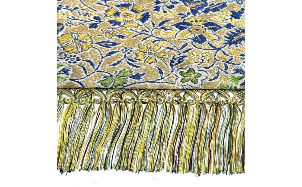 【高島屋選定品】＜龍村美術織物＞早雲寺テーブルセンター（2号サイズ・金）