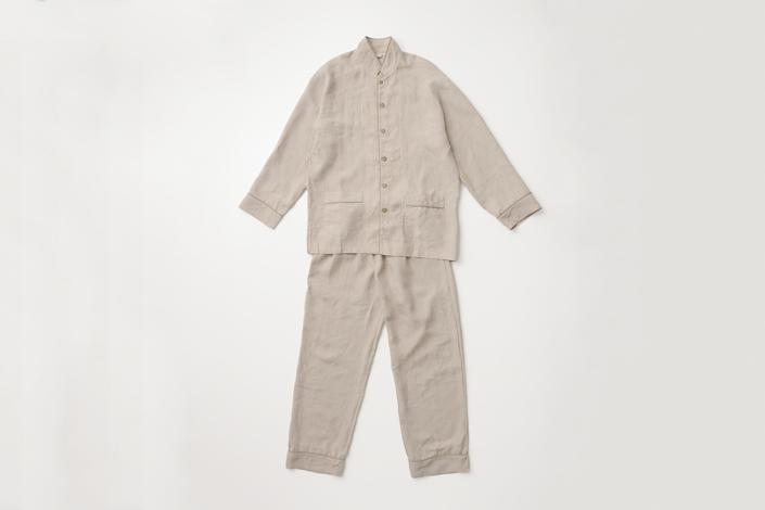 【大東寝具】「睡楽上布(すいらじょうふ)」リネンパジャマ 国産・高品質リネン100％ 男女兼用サイズ（L）［ 京都 寝具 老舗 パジャマ 人気 おすすめ 麻 快眠 健康 心地よい お取り寄せ 通販 送料無料 ふるさと納税 ］