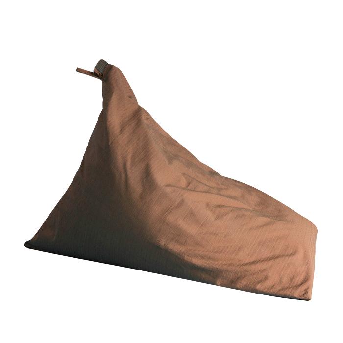 【大東寝具】～くつろぎのかたち～ 座・気まま ツムギクロス（レギュラーサイズ）【ビーズクッション座椅子】（カラー：くるみ）［ 京都 寝具 老舗 クッション 人気 おすすめ くつろぎ 寝ごこち お取り寄せ 通販 送料無料 ふるさと納税 ］