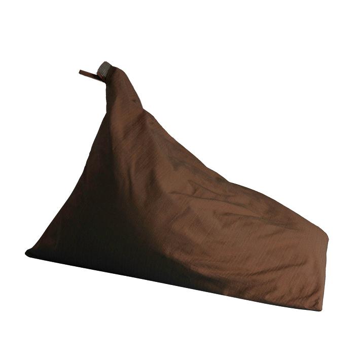 【大東寝具】～くつろぎのかたち～ 座・気まま ツムギクロス（レギュラーサイズ）【ビーズクッション座椅子】（カラー：茶）［ 京都 寝具 老舗 クッション 人気 おすすめ くつろぎ 寝ごこち お取り寄せ 通販 送料無料 ふるさと納税 ］