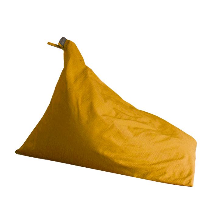 【大東寝具】～くつろぎのかたち～ 座・気まま ツムギクロス（レギュラーサイズ）【ビーズクッション座椅子】（カラー：山吹）［ 京都 寝具 老舗 クッション 人気 おすすめ くつろぎ 寝ごこち お取り寄せ 通販 送料無料 ふるさと納税 ］