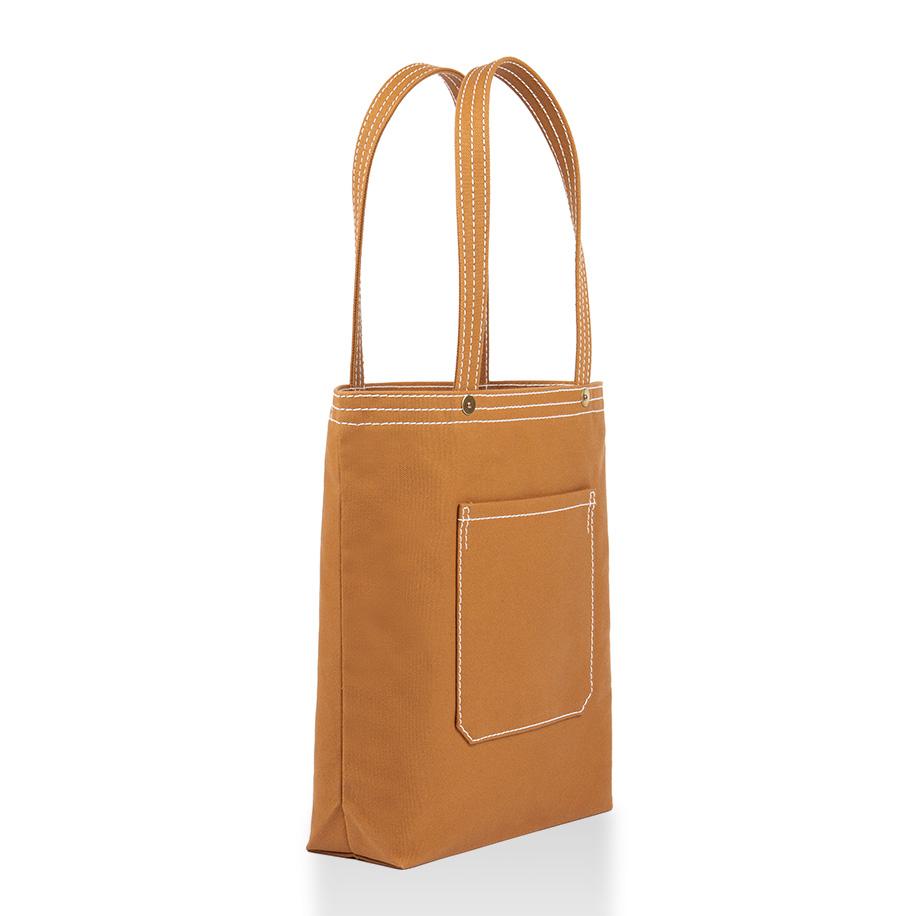 【一澤信三郎帆布】綿帆布製手さげかばん No.117 レンガ｜京都 東山 帆布かばん 人気ブランド[ 縦型手さげかばん 一つひとつ手作り シンプル 丈夫で長持ち 人気 おすすめ かばん 鞄 ギフト プレゼント お取り寄せ 通販 送料無料 ふるさと納税 ]