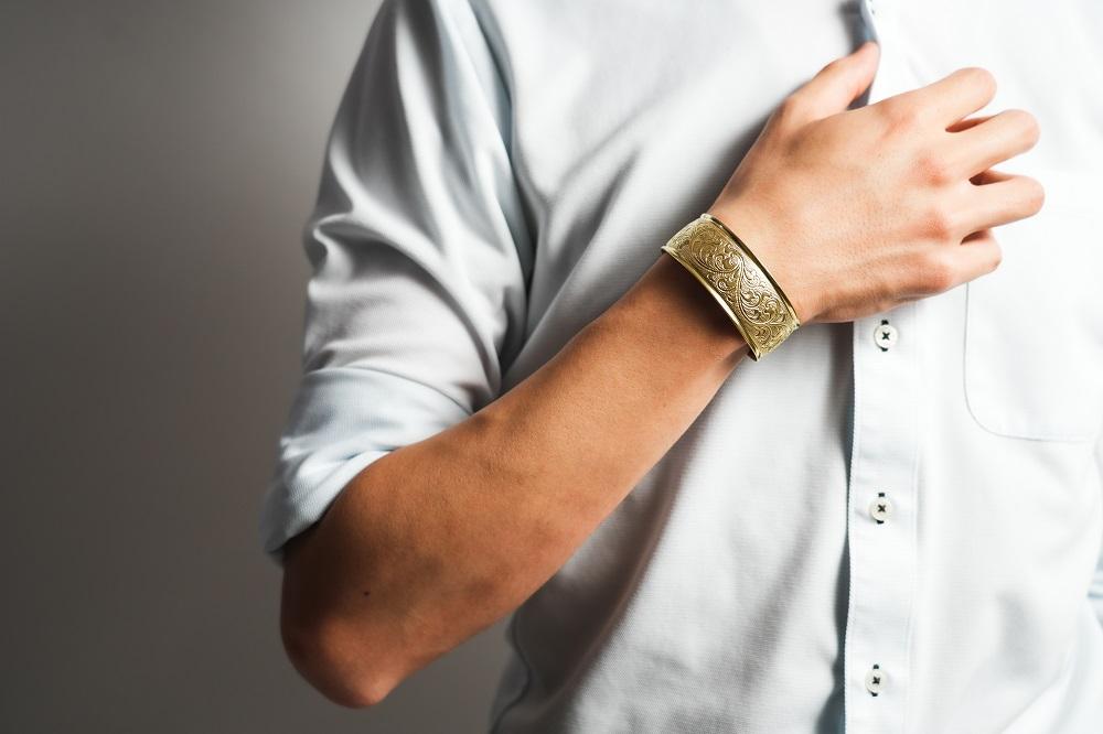 【錺之-KAZARINO-】錺之バングル（Sサイズ・鱗）