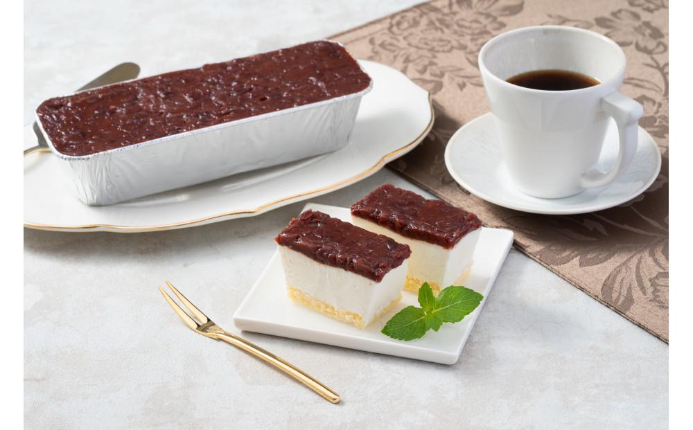 【京料理 六盛】あんレアチーズケーキ［ 京都 岡崎 老舗 料亭 小豆餡 軽い甘さ チーズケーキ 人気 おすすめ グルメ 高級 スイーツ お菓子 和菓子 チーズ ギフト プレゼント お取り寄せ 通販 送料無料 ふるさと納税 ］